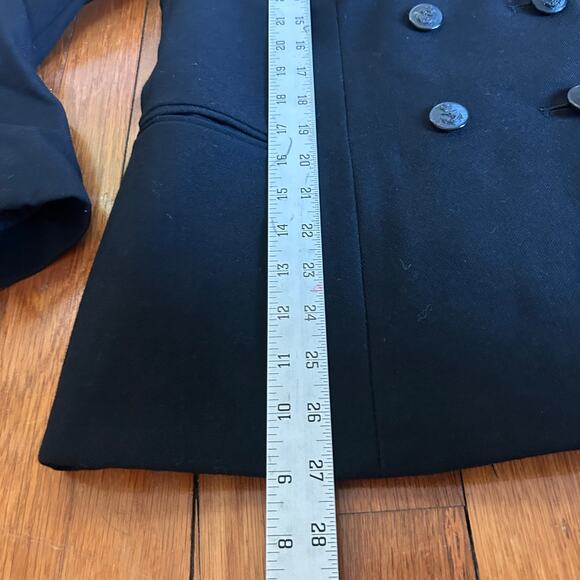 Vintage WRNS Royal Navy Jacket – Women’s Medium Double-Breasted Wool Coat - Picture 12 of 16